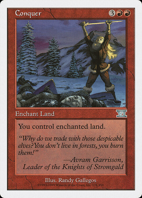 Conquer – Classic Sixth Edition (6ED-171) Magic: The Gathering card | LC-REM-20260804-15935505203532-deb9ae3b-0da5-40df-8f52-54238c965137