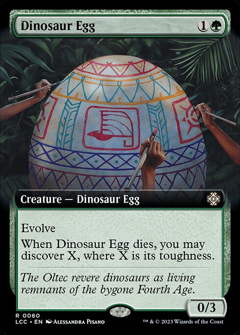 Dinosaur Egg – The Lost Caverns of Ixalan Commander (LCC-60) Magic: The Gathering card | LC-REM-20260804-15393195557196-debf96ef-1bb3-4a5c-9778-90d20e3ab8b6 Main image