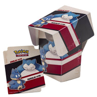 Ultra Pro Full View deckbox Snorlax & Munchlax – geopende deckbox met deksel eraf