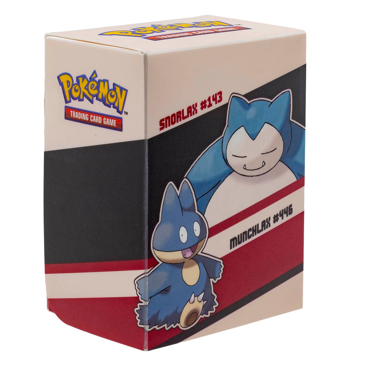 Ultra Pro Full View deckbox Snorlax & Munchlax – gesloten deckbox, zijaanzicht