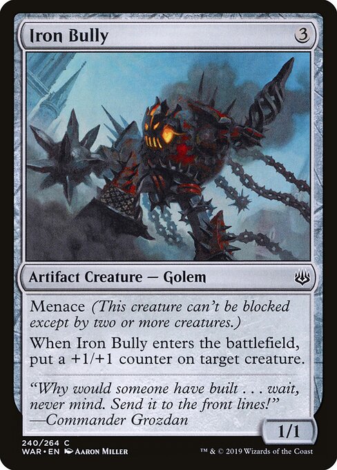 Iron Bully – War of the Spark (WAR-240) Magic: The Gathering card | LC-REM-20260804-15150798995788-ded2c66e-402c-4d5c-b987-402679aa914b
