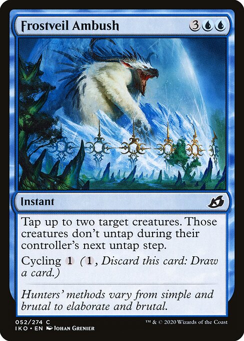 Frostveil Ambush – Ikoria: Lair of Behemoths (IKO-52) Magic: The Gathering card