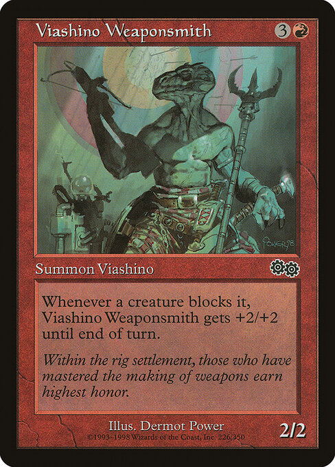 Viashino Weaponsmith – Urza's Saga (USG-226) Magic: The Gathering card | LC-REM-20260804-15935501304140-def316ed-b080-4d1d-b946-d7a86ebb8ad9 Image principale du produit