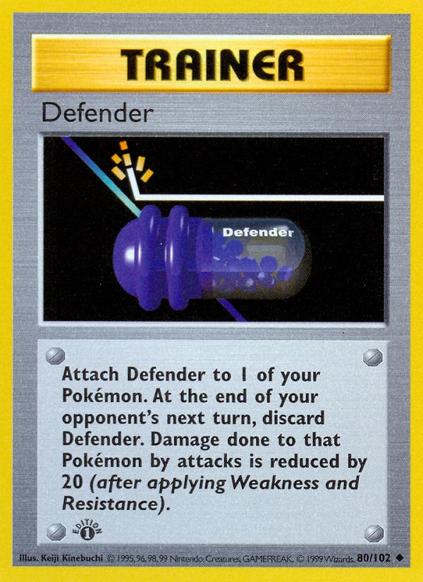 Defender – Base Set 80 – Pokémon TCG single card | Lichcards