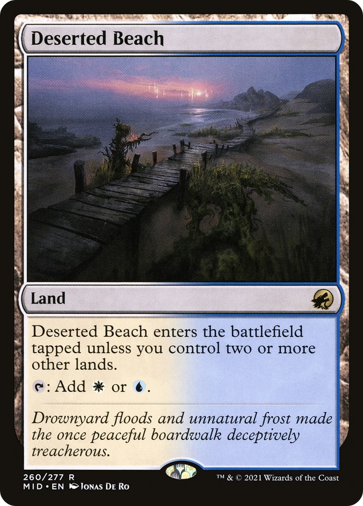 Deserted Beach – Innistrad: Midnight Hunt 260 – Magic: The Gathering single card | Lichcards Hauptbild