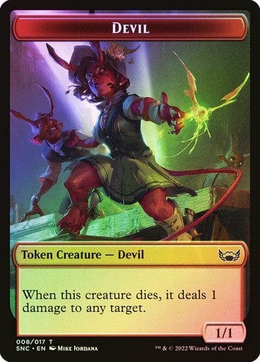 Devil // Citizen Token (Foil) (SNC)