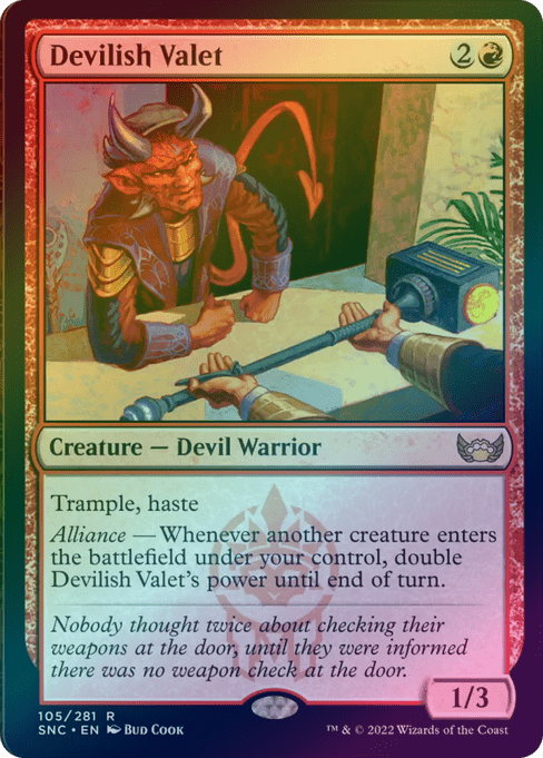 Devilish Valet (Foil) (SNC)