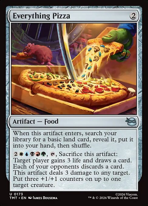 Everything Pizza – Teenage Mutant Ninja Turtles (TMT-173) Magic: The Gathering card | LC-REM-20260804-15631596192076-df2cdaa5-9ea0-4aa5-89d3-9edf40fa2a39 Hoofdafbeelding