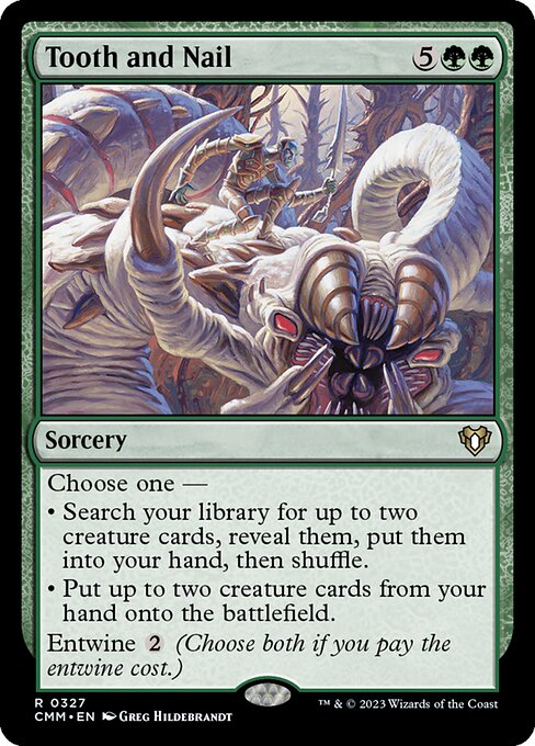 Tooth and Nail – Commander Masters (CMM-327) Magic: The Gathering card | LC-REM-20260804-15376411328844-df359b98-9f8f-4f32-82c6-f10ca0f81032 Immagine principale del prodotto