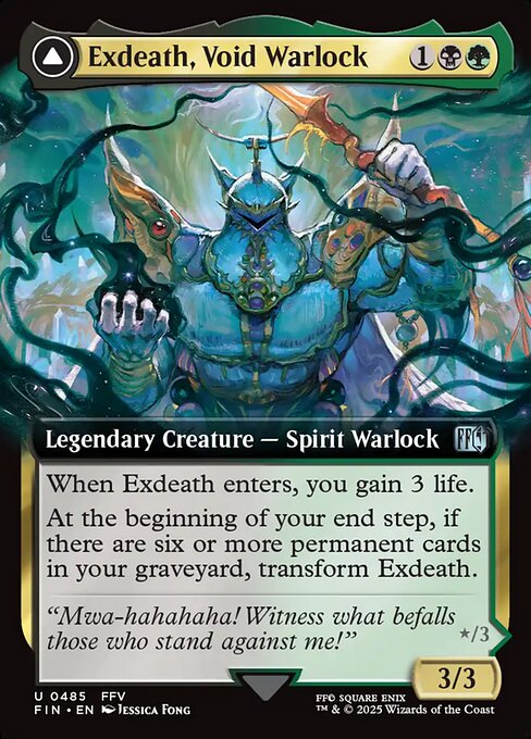 Exdeath, Void Warlock // Neo Exdeath, Dimension's End – Final Fantasy (FIN-485) Magic: The Gathering card | LC-REM-20260804-15543933862220-df51bf51-839a-4b4d-a6c2-431c9ebff875 Imagen principal del producto