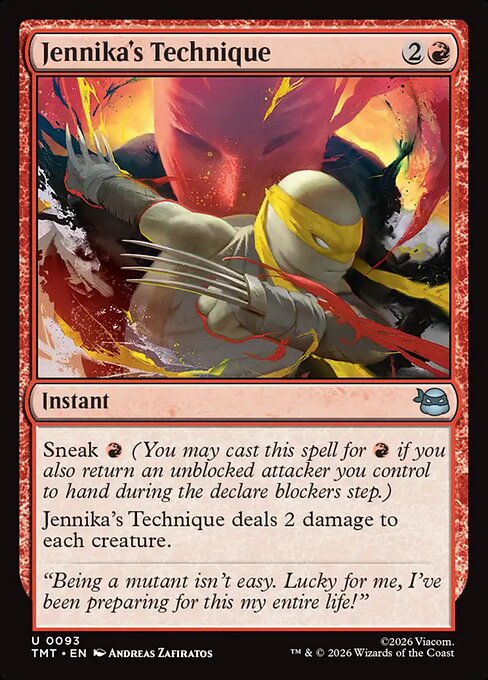 Jennika's Technique – Teenage Mutant Ninja Turtles (TMT-93) Magic: The Gathering card | LC-REM-20260804-15631605498188-df559199-c8b9-455b-aa07-0a042348de96 Hoofdafbeelding