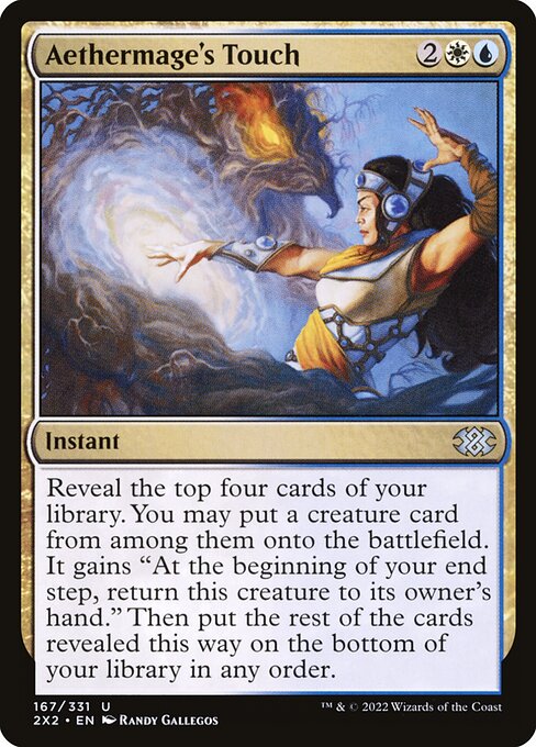 Aethermage's Touch – Double Masters 2022 (2X2-167) Magic: The Gathering card Image principale du produit