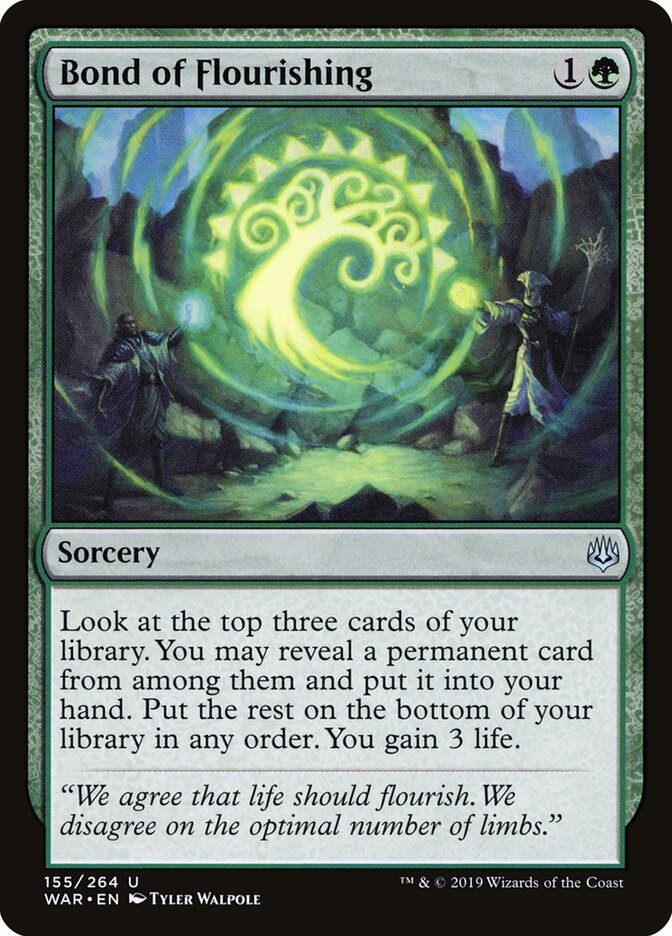 Bond of Flourishing - War of the Spark (Uncommon) [WAR-155]