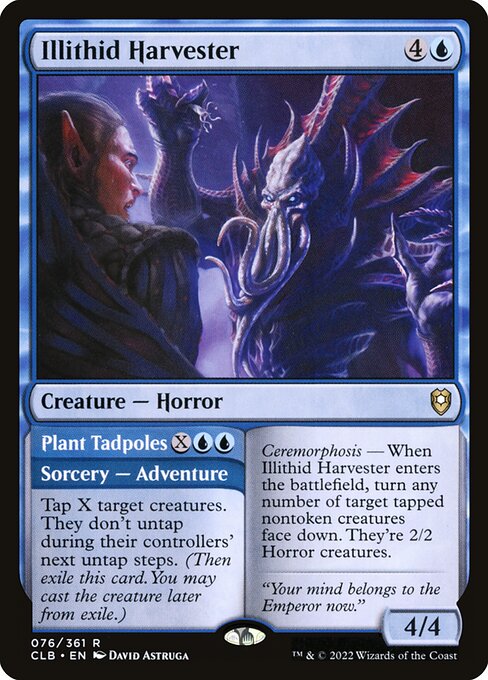 Illithid Harvester // Plant Tadpoles – Commander Legends: Battle for Baldur's Gate (CLB-76) Magic: The Gathering card | LC-REM-20260804-15150854406476-df9573a3-d013-4631-98ed-78418bf0bc78