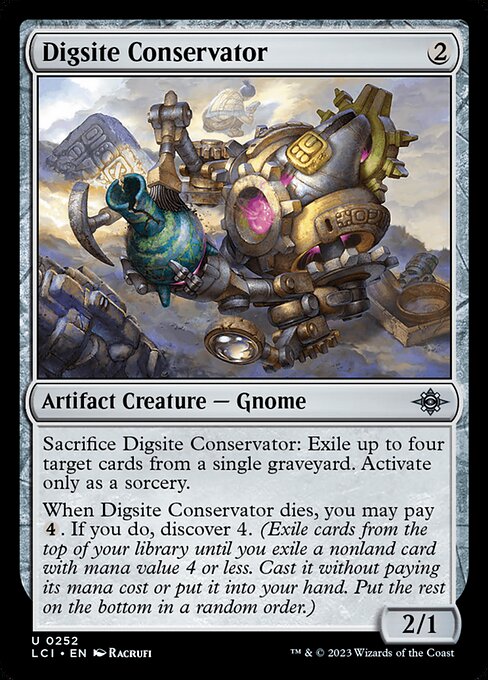 Digsite Conservator – The Lost Caverns of Ixalan (LCI-252) Magic: The Gathering card