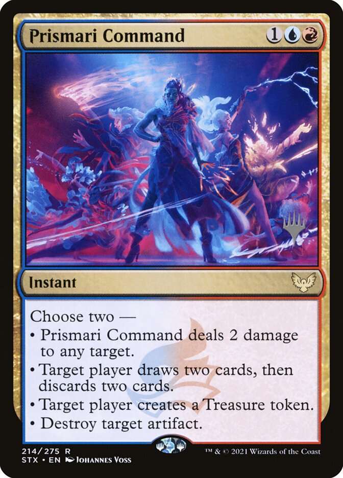 Magic-kaart Prismari Command PSTX-214 uit Strixhaven: School of Mages Promos (Rare)