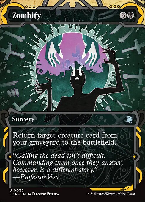 Zombify – Secrets of Strixhaven Mystical Archive (SOA-36) Magic: The Gathering card | LC-REM-20260804-15765060747596-dfec5854-70c7-4e4b-9979-58775dd7a181 Main image