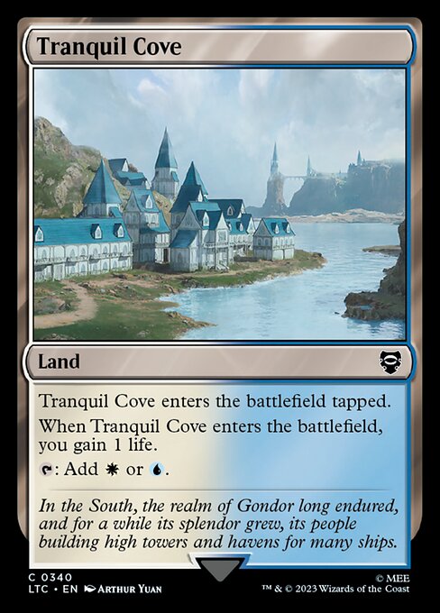Tranquil Cove – Tales of Middle-earth Commander (LTC-340) Magic: The Gathering card | LC-REM-20260804-15151501246796-dff36b80-84e8-439d-bd42-5f4b31dae17a