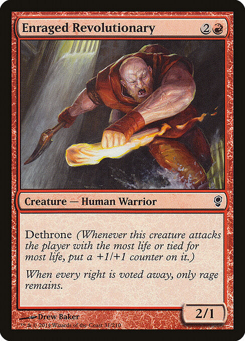 Enraged Revolutionary – Conspiracy (CNS-31) Magic: The Gathering card