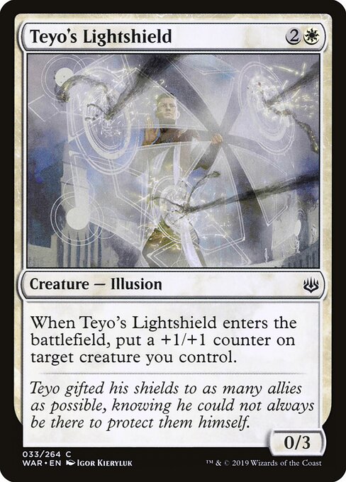 Teyo's Lightshield – War of the Spark (WAR-33) Magic: The Gathering card