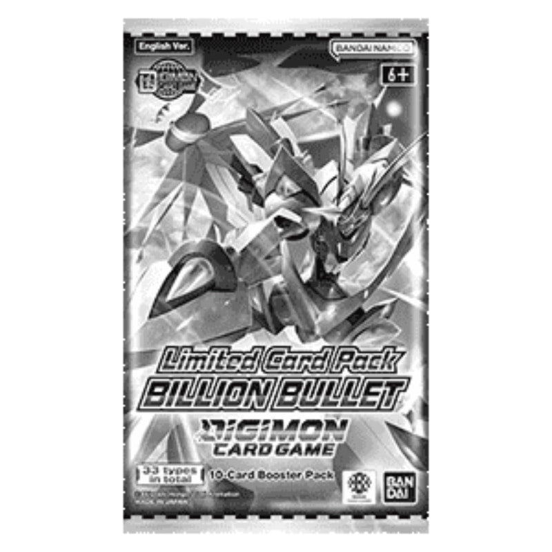 Digimon Card Game Limited Card Pack Billion Bullet LM-06 booster met 10 kaarten - 4582769824913 | Lichcards Hoofdafbeelding