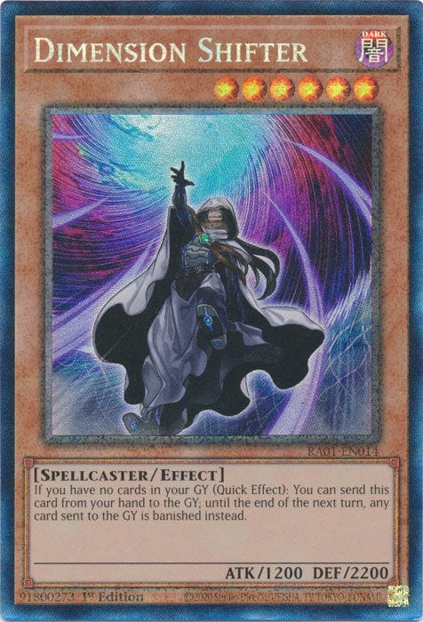 Dimension Shifter (PCR) - RA01-EN014 - Prismatic Collector's Rare - 1st Edition