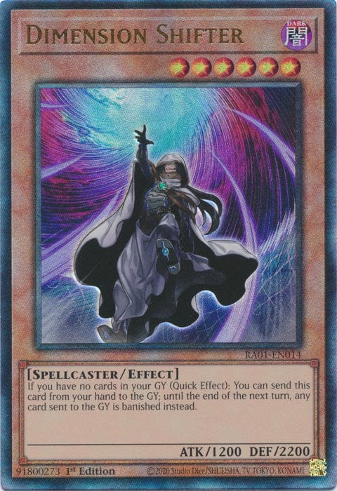 Dimension Shifter (PUR) - RA01-EN014 - Prismatic Ultimate Rare - 1st Edition