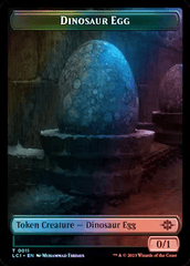 Dinosaur // Dinosaur Egg - Extended Art (Foil) (LCI)