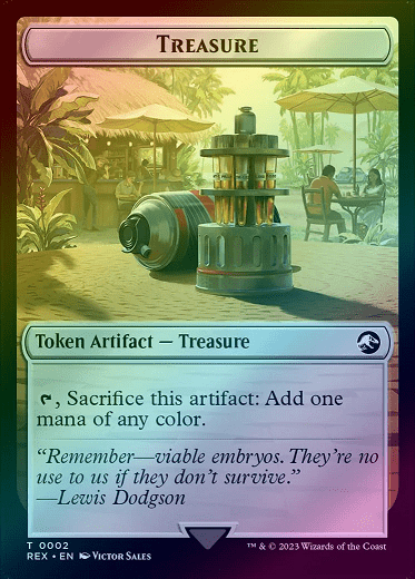 Dinosaur // Treasure - Extended Art (Foil) (LCI)