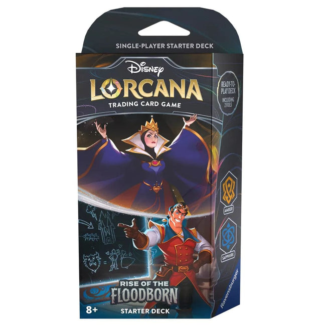 Disney Lorcana - Rise Of The Floodborn - The Evil Queen & Gaston Starter Deck 4050368982353 Hover Image