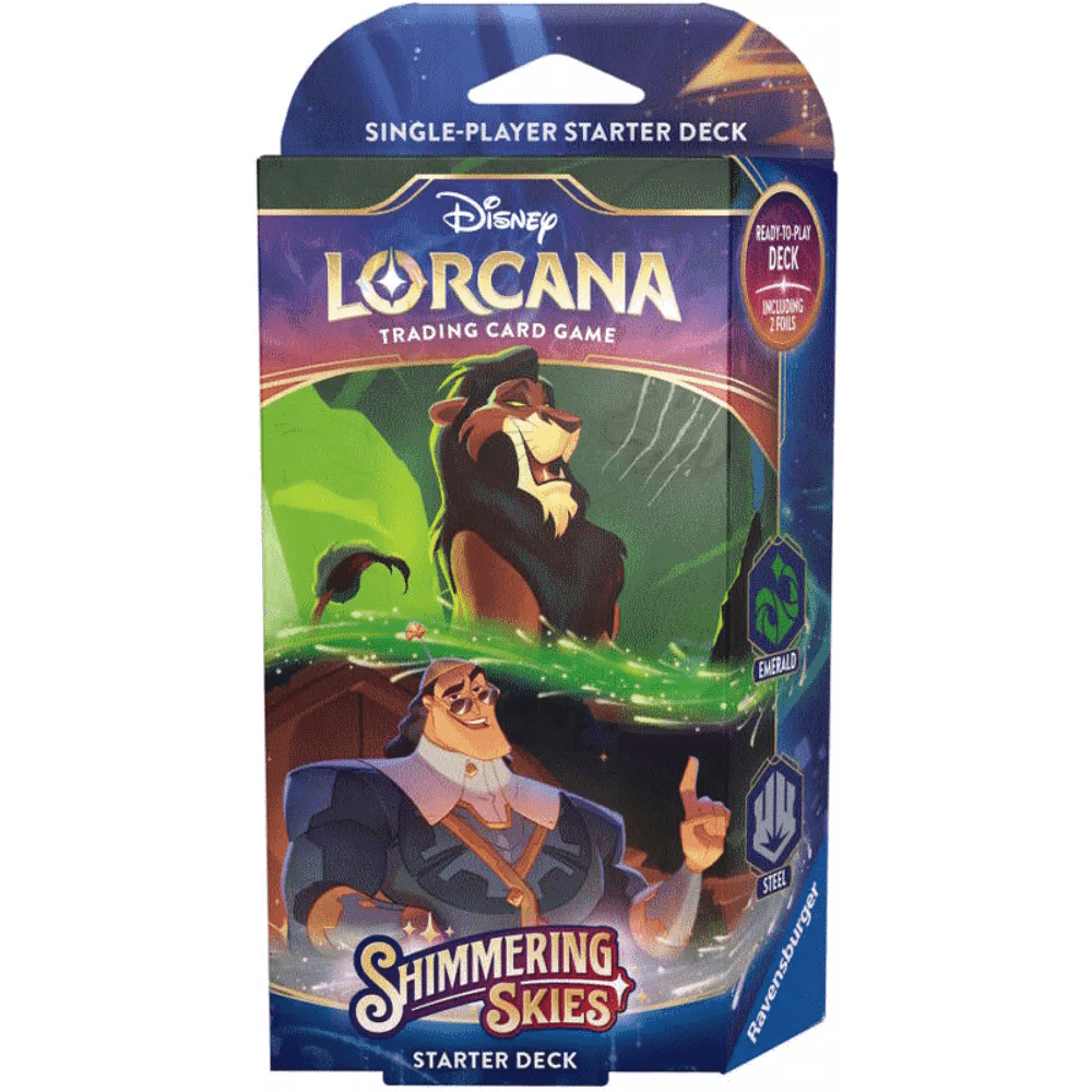 Disney Lorcana - Shimmering Skies - Scar & Kronk Starter Deck 4050368983817