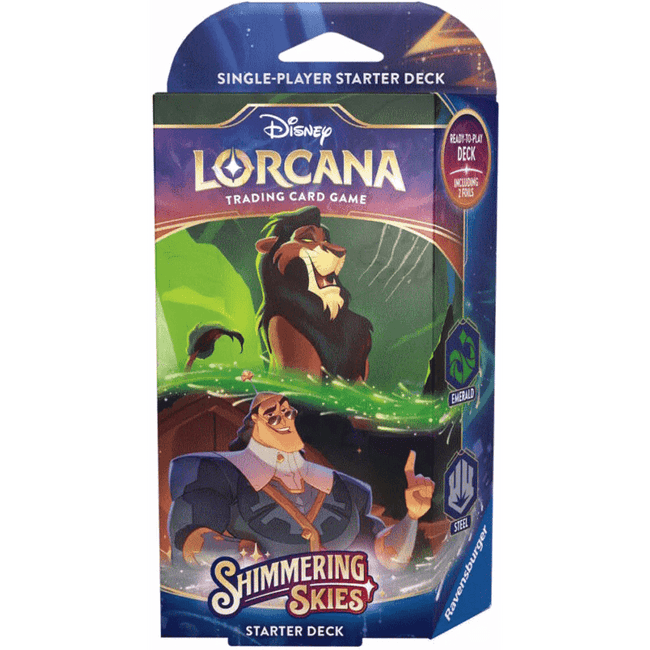 Disney Lorcana - Shimmering Skies - Scar & Kronk Starter Deck 4050368983817 Hover Image