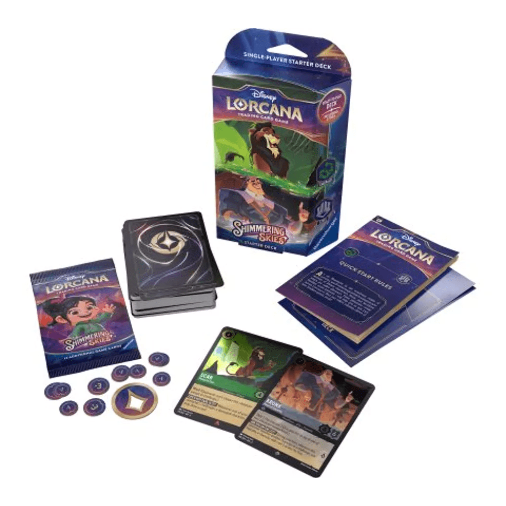 Disney Lorcana - Shimmering Skies - Scar & Kronk Starter Deck 4050368983817