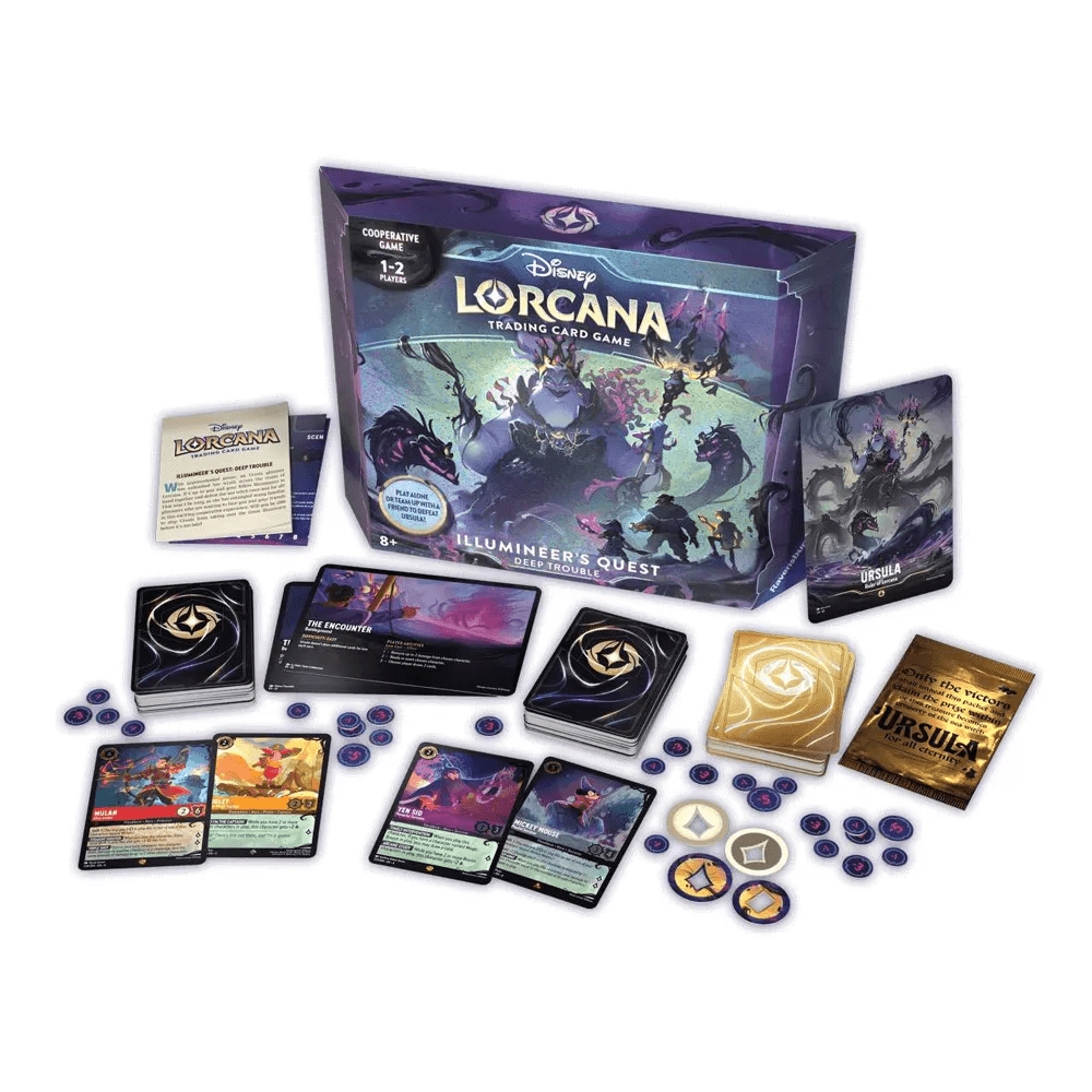 Disney Lorcana Illumineer's Quest: Deep Trouble gift set – verpakking en inhoud Hoofdafbeelding