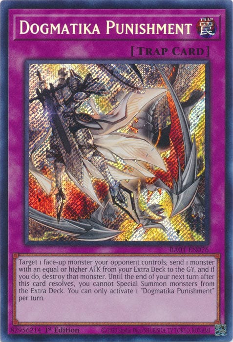 Dogmatika Punishment (Secret Rare) - RA01-EN076 - Secret Rare - 1st Edition