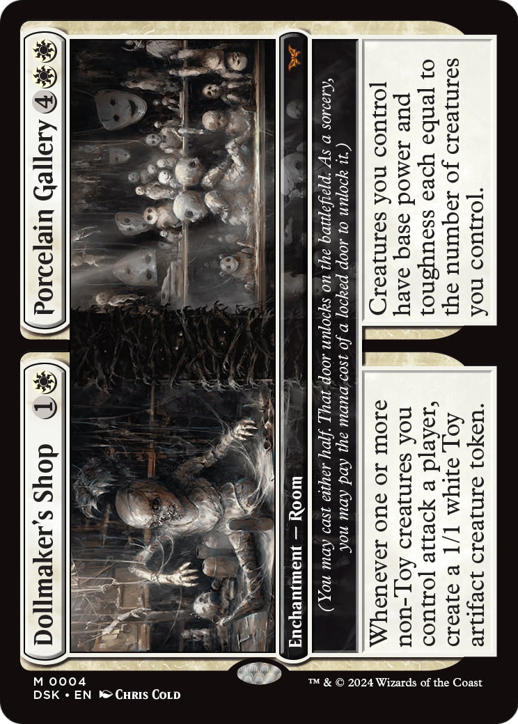 Dollmaker's Shop // Porcelain Gallery – Duskmourn: House of Horror 4 – Magic: The Gathering single card | Lichcards Immagine principale del prodotto