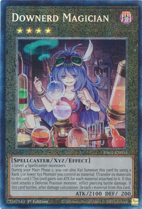 Downerd Magician (PCR) - RA01-EN035 - Prismatic Collector's Rare - 1st Edition