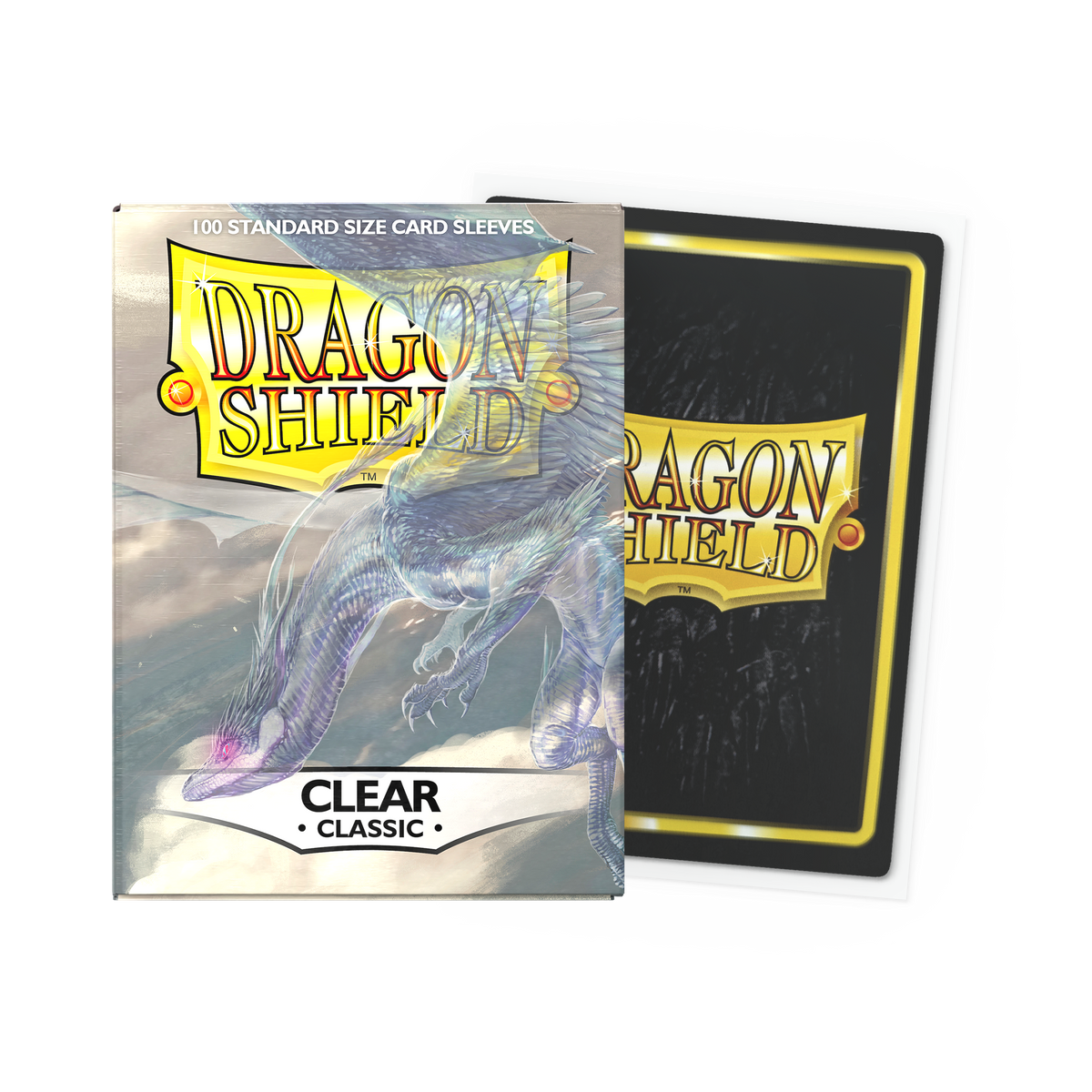 Dragon Shield Classic Clear Standard sleeves, doosje met 100 transparante kaarthoesjes