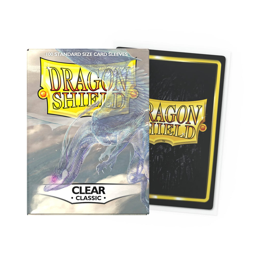 Dragon Shield Classic Clear Standard sleeves, doosje met 100 transparante kaarthoesjes | Lichcards