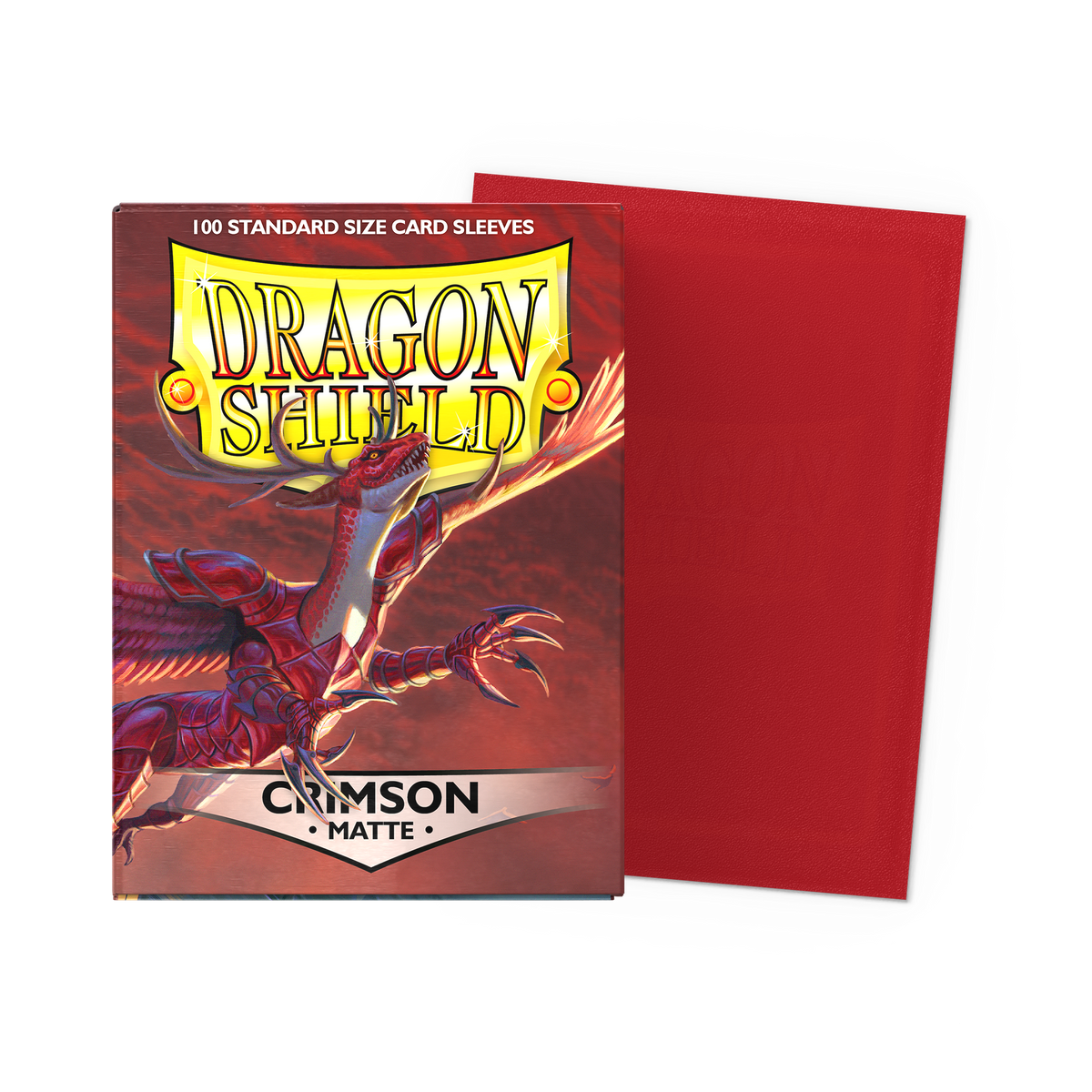 Dragon Shield Matte Crimson sleeves, doos met 100 stuks