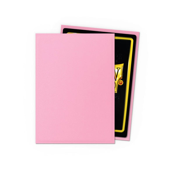 Dragon Shield Matte Sleeves in roze, matte achterkant | Lichcards