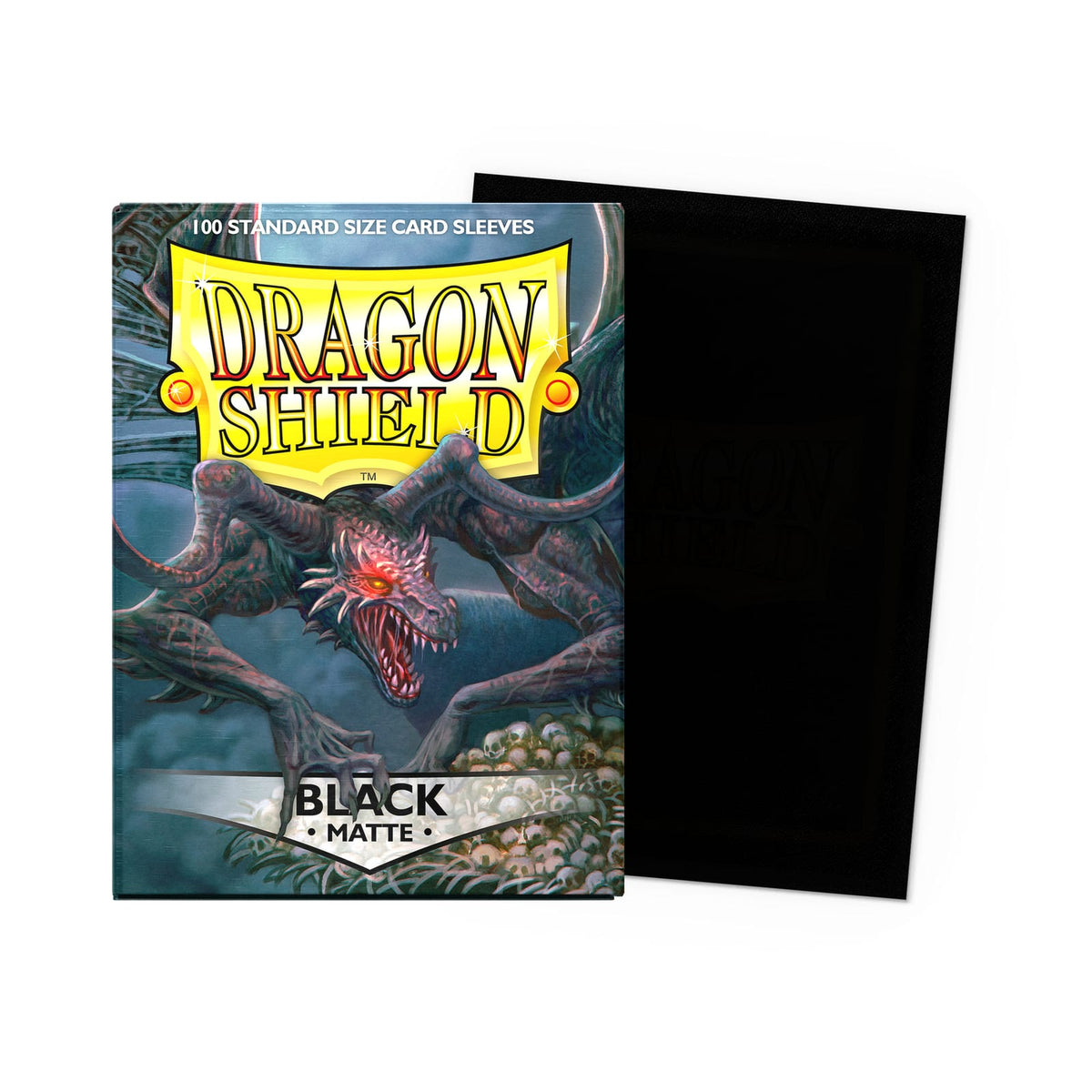 Dragon Shield Matte Sleeves zwart, doos met 100 sleeves | Lichcards Hauptbild