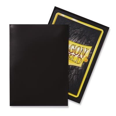 Dragonshield Box Sleeves Black (100 stuks) 5706569100025