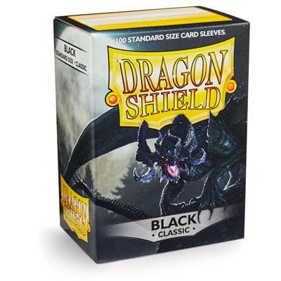 Dragonshield Box Sleeves Black (100 stuks) 5706569100025