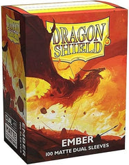 Dragonshield Box Sleeves Dual Matte Ember (100 stuks) 5706569150549