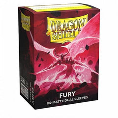 Dragonshield Box Sleeves Dual Matte Fury (100 stuks) 5706569150556