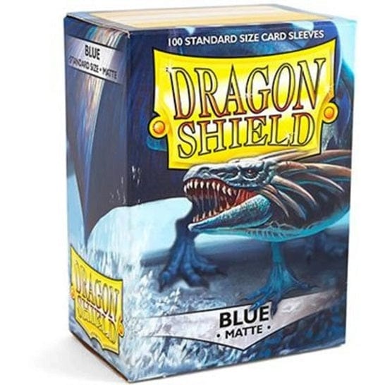 Dragonshield Box Sleeves Matte Blue (100 stuks) 5706569110031