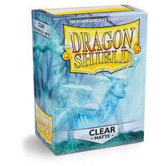 Dragonshield Box Sleeves Matte Clear (100 stuks) 5706569110017