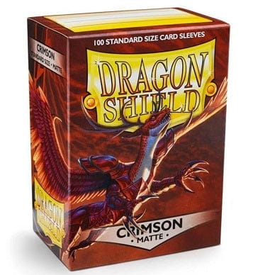 Dragonshield Box Sleeves Matte Crimson (100 stuks) 5706569110215 Hover Image