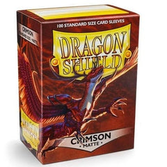 Dragonshield Box Sleeves Matte Crimson (100 stuks) 5706569110215